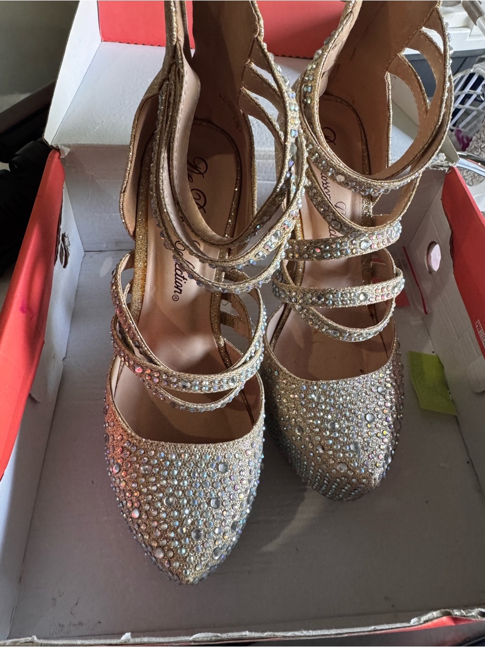 Beaded heels
